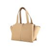 Céline Tri-Fold handbag in beige grained leather - 00pp thumbnail