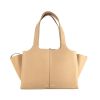Céline Tri-Fold handbag in beige grained leather - 360 thumbnail