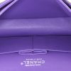 Chanel Timeless handbag in purple leather - Detail D3 thumbnail