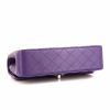 Chanel Timeless handbag in purple leather - Detail D5 thumbnail