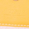 Borsa Goyard Saint-Louis in tela monogram cerata gialla e pelle gialla - Detail D3 thumbnail