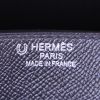 Borsa portadocumenti Hermès Sac à dépêches in pelle Epsom grigio Graphite e viola Raisin - Detail D3 thumbnail