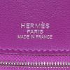 Borsa Hermès Birkin Ghillies in pelle togo viola Anemone e pelle Swift viola Anemone - Detail D3 thumbnail