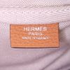 Hermes Victoria travel bag in gold Fjord leather - Detail D3 thumbnail