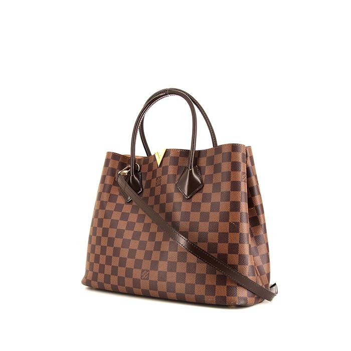Louis Vuitton Kensington Tote Brown Leather  eBay