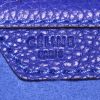 Celine Luggage Micro handbag in blue grained leather - Detail D3 thumbnail