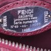 Fendi By the way handbag in burgundy grained leather - Detail D4 thumbnail