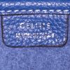 Celine Luggage Nano shoulder bag in blue grained leather - Detail D4 thumbnail