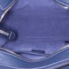 Bolso bandolera Celine Luggage en cuero granulado azul - Detail D3 thumbnail