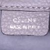 Sac bandoulière Celine Luggage en cuir grainé gris - Detail D4 thumbnail