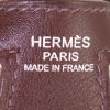 Borsa a spalla Hermès Lindy 30 cm in tela beige e pelle Swift marrone - Detail D3 thumbnail