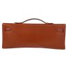 Hermès  Kelly Cut pouch  in fawn leather - Detail D7 thumbnail