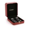 Cartier Le Baiser du Dragon earrings in white gold,  onyx and ruby and in diamonds - Detail D2 thumbnail