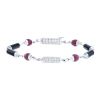 Cartier Le Baiser du Dragon bracelet in white gold,  onyx and ruby and in diamonds - 00pp thumbnail