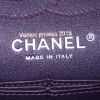 Borsa a tracolla Chanel 2.55 modello piccolo in tela jersey viola - Detail D4 thumbnail
