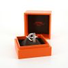 Hermès Croisette ring in silver - Detail D2 thumbnail