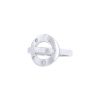 Dinh Van Cible ring in white gold and diamonds - 00pp thumbnail
