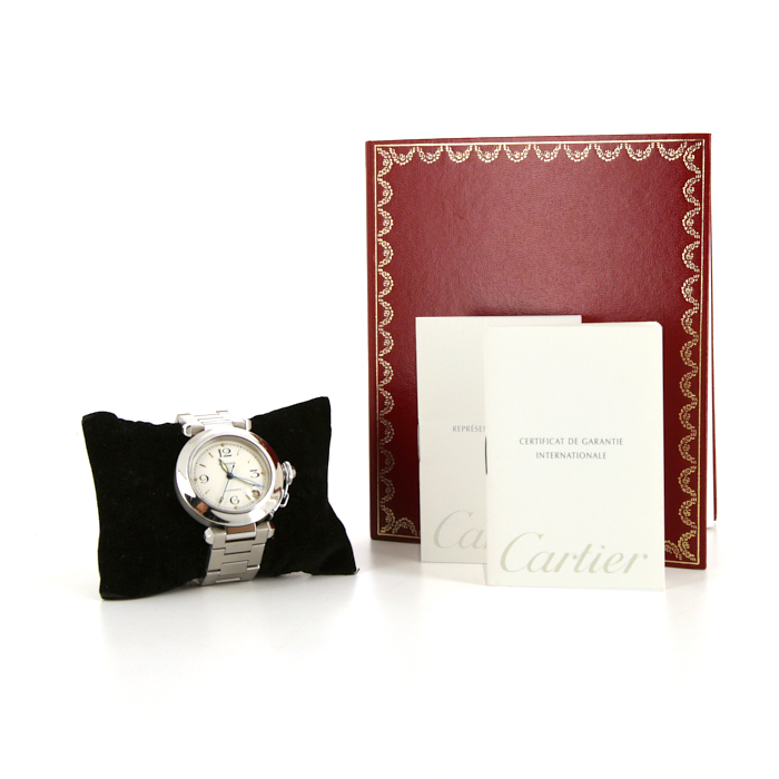 Cartier Pasha watch in stainless steel Ref:  2324 Circa  1999