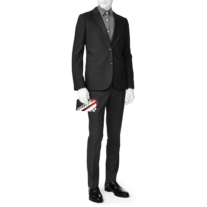 Portafogli Louis Vuitton Zippy in pelle Epi nera - Detail D1