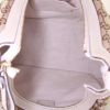 Gucci handbag in beige logo canvas and white leather - Detail D2 thumbnail