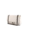 Chanel 2.55 shoulder bag in white quilted leather - 00pp thumbnail
