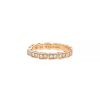 Bulgari Serpenti ring in pink gold and diamonds - 00pp thumbnail