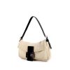 Fendi Baguette handbag in white knitting and black - 00pp thumbnail