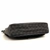 Louis Vuitton District messenger bag in anthracite grey damier canvas and black leather - Detail D4 thumbnail