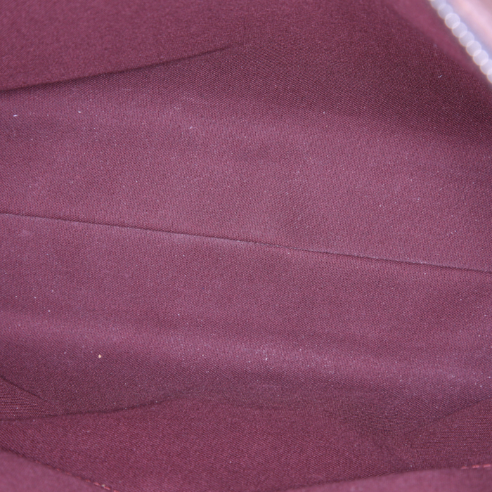 Sac cabas Louis Vuitton  Macassar en toile monogram Macassar marron et cuir noir - Detail D3