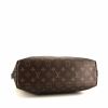 Shopping bag Louis Vuitton  Macassar in tessuto a monogramma Macassar marrone e pelle nera - Detail D5 thumbnail