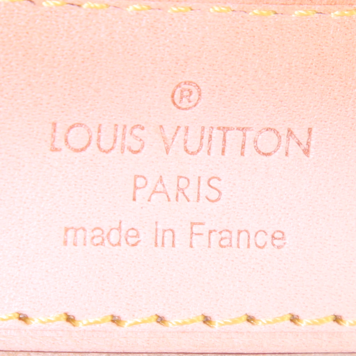 Étui Louis Vuitton en toile monogram et cuir naturel - Detail D4