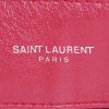 Saint Laurent Loulou medium model handbag in red leather - Detail D4 thumbnail