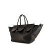 Celine Tie Bag medium model handbag in black leather - 00pp thumbnail