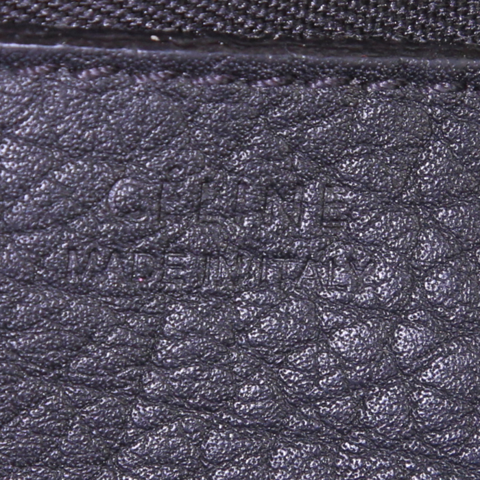 Borsa Celine Tie Bag modello medio in pelle nera - Detail D3