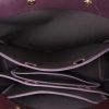 Hermès shopping bag in khaki canvas and brown leather - Detail D3 thumbnail