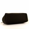 Hermès shopping bag in khaki canvas and brown leather - Detail D4 thumbnail