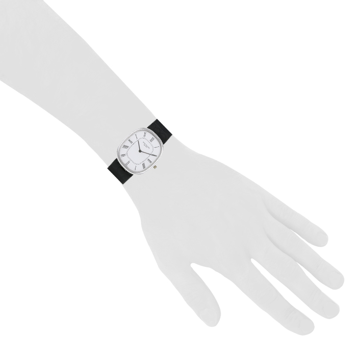 Reloj Patek Philippe Ellipse de oro blanco Ref :  3738 Circa  1980 - Detail D1