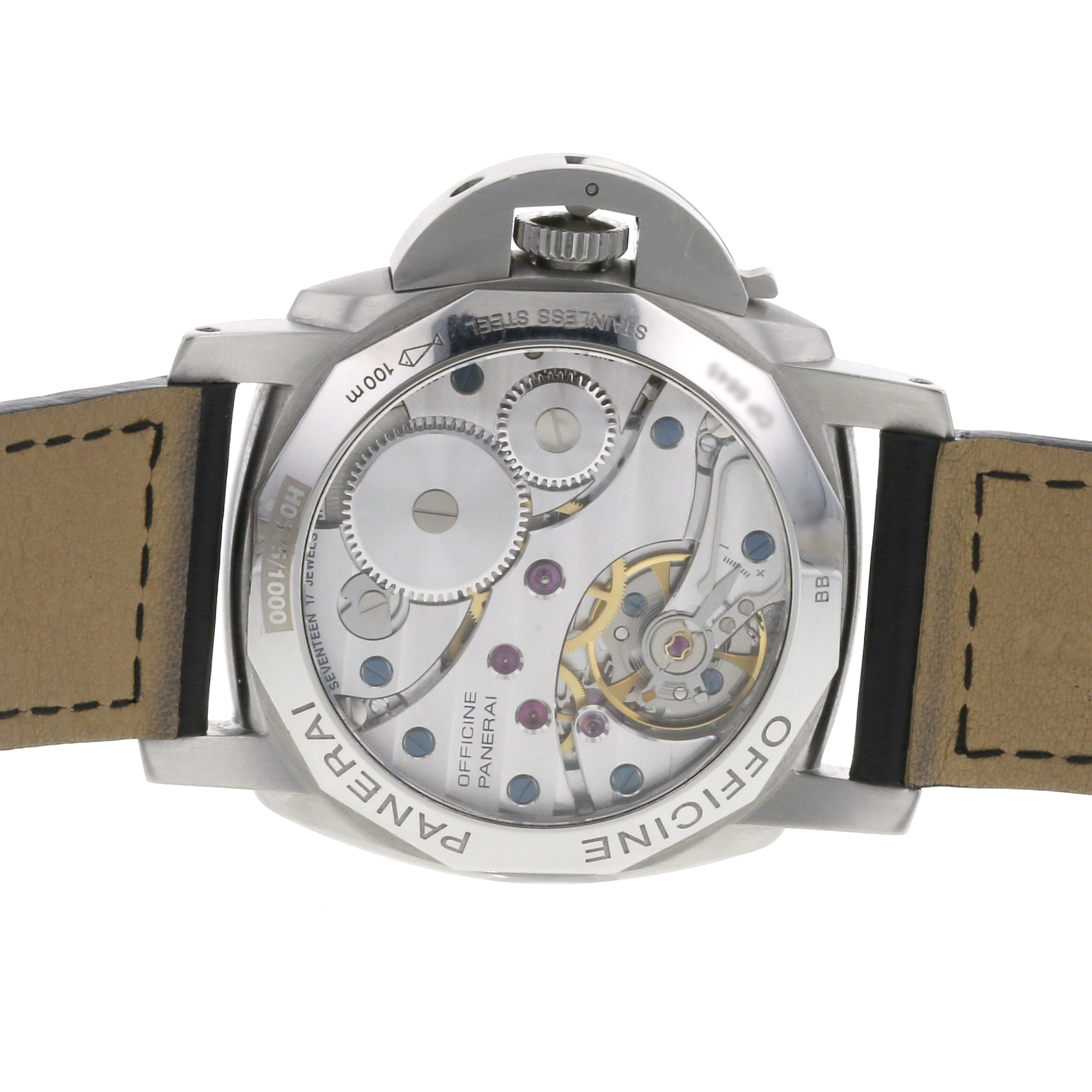 Montre Panerai en acier Ref : Marina Militare Vers 2005 - Detail D1