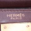 Sac à main Hermes Kelly 28 cm en cuir box marron-foncé - Detail D4 thumbnail