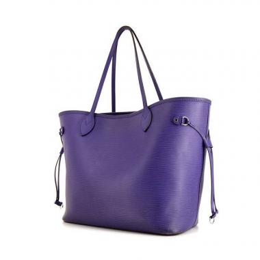 Bolso Cabás Louis Vuitton Neverfull modelo grande en cuero Epi violeta