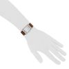 Hermes Cape Cod watch in stainless steel Ref:  CC2.710 - Detail D1 thumbnail