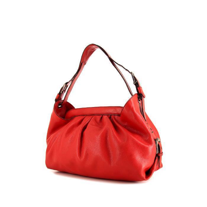 Fendi shoulder bag in red leather - 00pp