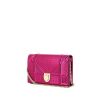 Dior Diorama mini shoulder bag in metallic pink leather - 00pp thumbnail