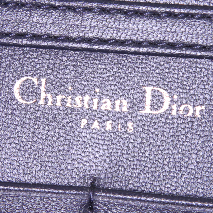 Borsa a tracolla Dior Diorama mini in pelle rosa metallizzata - Detail D3
