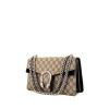 Gucci Dionysus handbag in beige monogram canvas and black suede - 00pp thumbnail