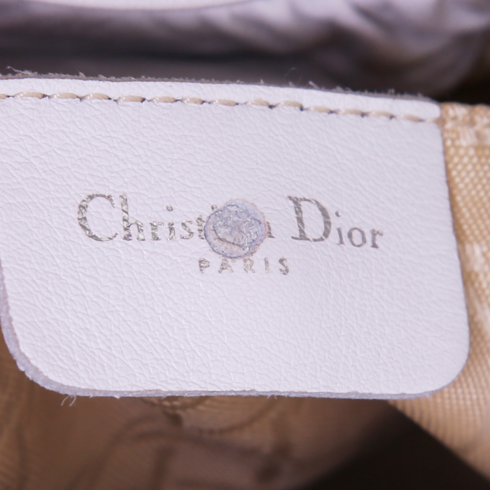 Bolso de mano Dior Dior Malice en cuero blanco - Detail D3