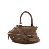 Givenchy Pandora medium model shoulder bag in brown leather - 00pp thumbnail