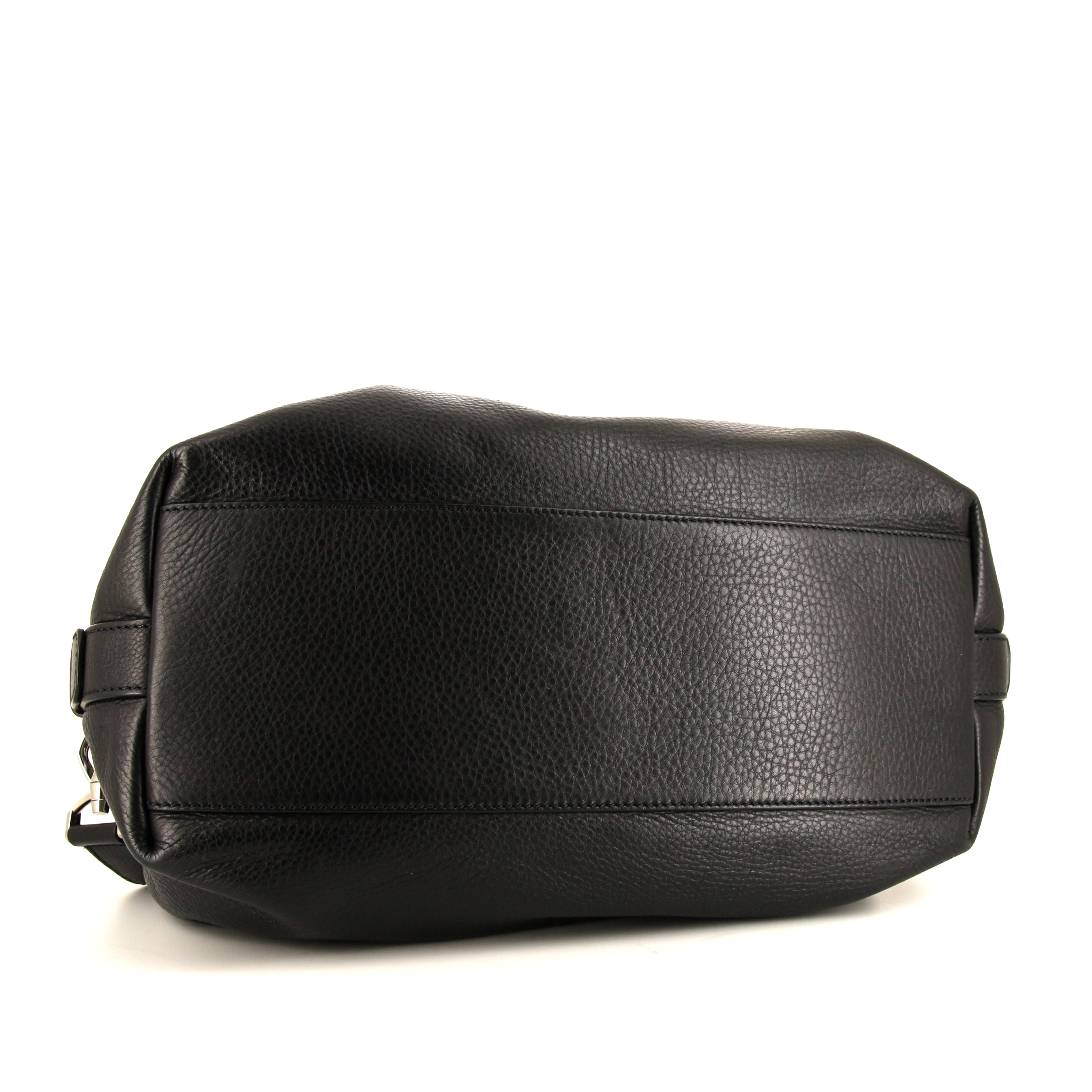 Givenchy Nightingale handbag in black grained leather - Detail D4