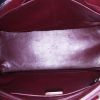 Prada Galleria medium model handbag in burgundy leather saffiano and white piping - Detail D3 thumbnail