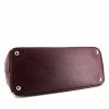 Prada Galleria medium model handbag in burgundy leather saffiano and white piping - Detail D5 thumbnail